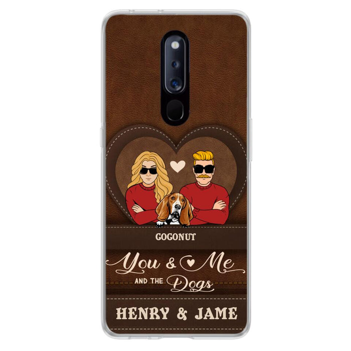Personalized You & Me And The Dogs Phone Case - Up to 5 Dogs - Valentine's Day Gift Idea For Couple/Dog Lover - Case For Xiaomi, Oppo And Huawei