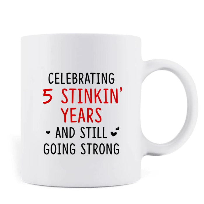 Personalized Fart Couple Coffee Mug - Anniversary/Valentine's Day Gift Idea For Couple/Husband& Wife - Couples That Fart Together Stay Together