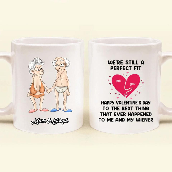 Personalized Valentines Coffee Mug - Valentines Gift Idea For Parents - We're Still A Perfect Fit