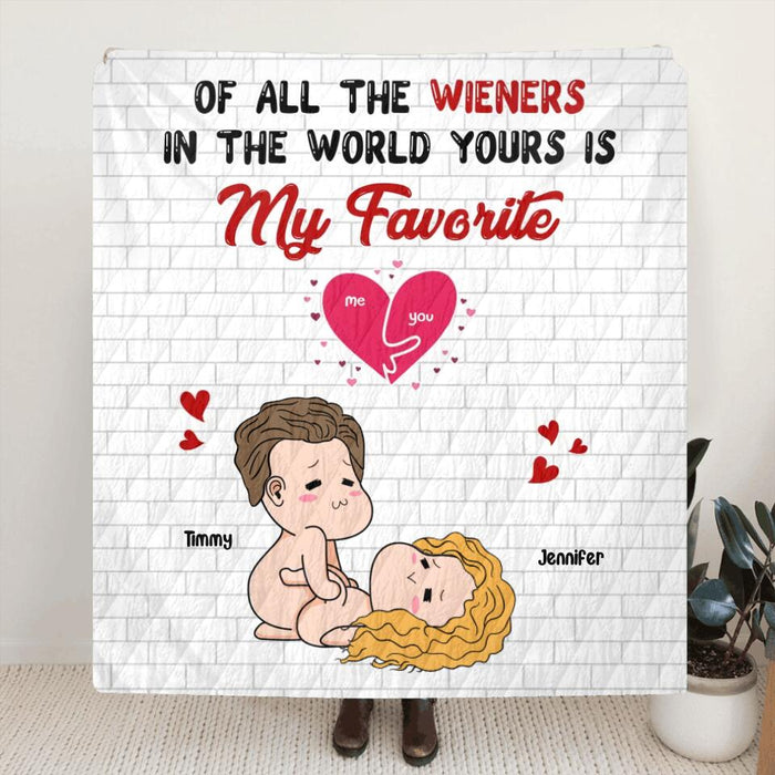 Personalized Valentines Fleece Throw Blanket/Quilt - Valentines Gift Idea For Parents - We're Still A Perfect Fit