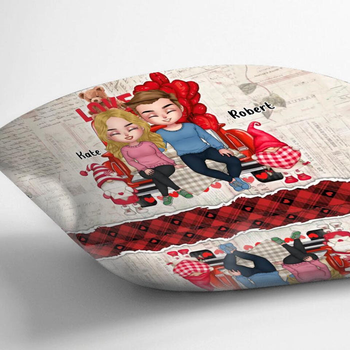 Personalized Couple Truck Pillow Cover/Fleece Throw Blanket/Quilt - Gift For Couple - Mother's Day Gift For Wife From Husband - Annoying Each Other For 5 Years And Still Going Strong