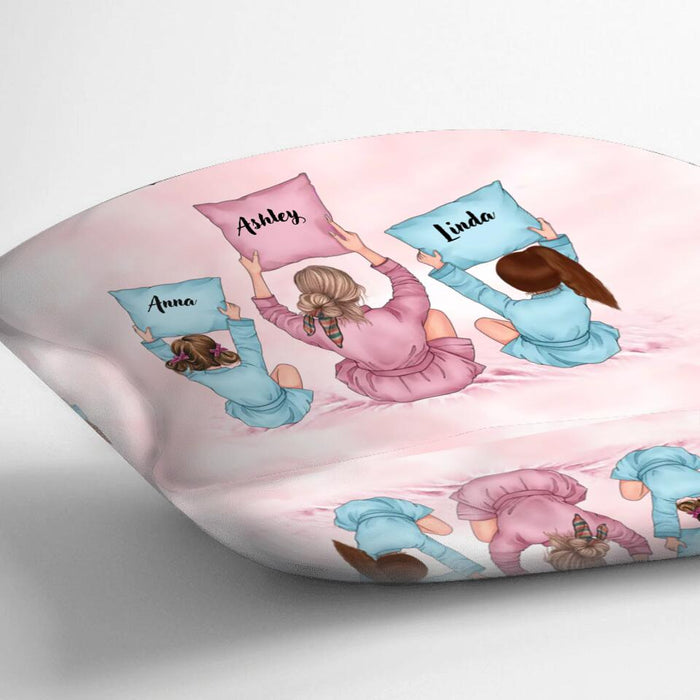 Personalized Mom & Daughter Fleece Throw Blanket/Quilt/Pillow Cover - Gift Idea For Mother's Day - The Love Between Mom & Daughters Knows No Distance