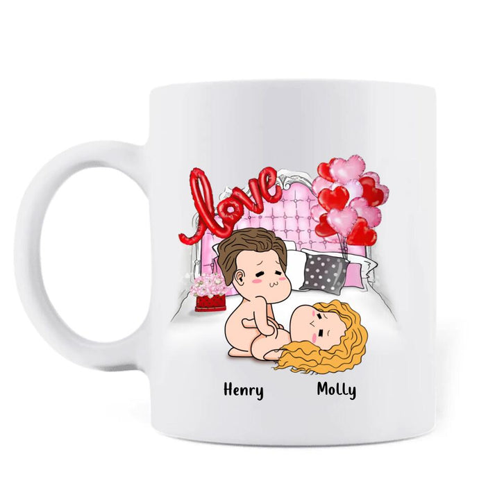 Personalized Coffee Mug - Valentine's Day Gift For Husband And Wife - I Met You I Liked You I Love You I'm Keeping You