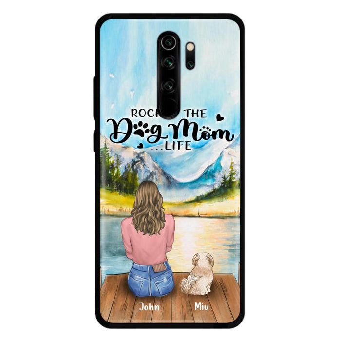Personalized Dog Mom Phone Case - Gifts For Dog Lover With Up to 7 Dogs - Rockin' The Dog Mom Lifess