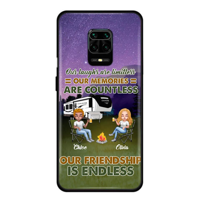 Personalized Camping Friends Phone Case - Up to 4 People - Gift Idea For Friends/Camping Lover - Life Is Better When You're Camping With Friends - Case For Xiaomi/Huawei/Oppo