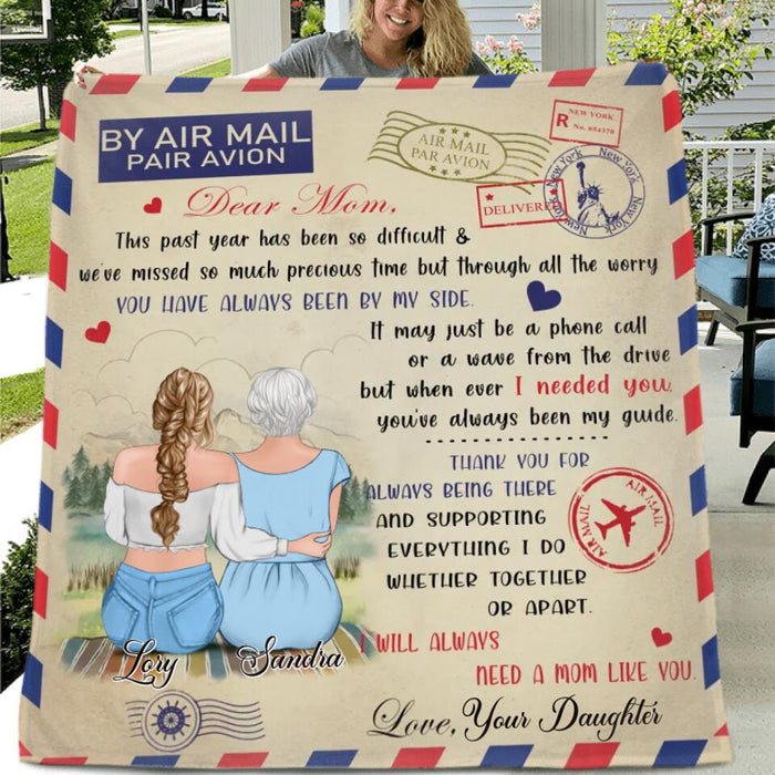 Personalized Love Letter Fleece/Quilt Blanket - Handwritten Letter Blanket - Best Gift For Mother