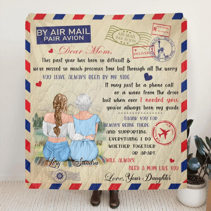 Personalized Love Letter Fleece/Quilt Blanket - Handwritten Letter Blanket - Best Gift For Mother