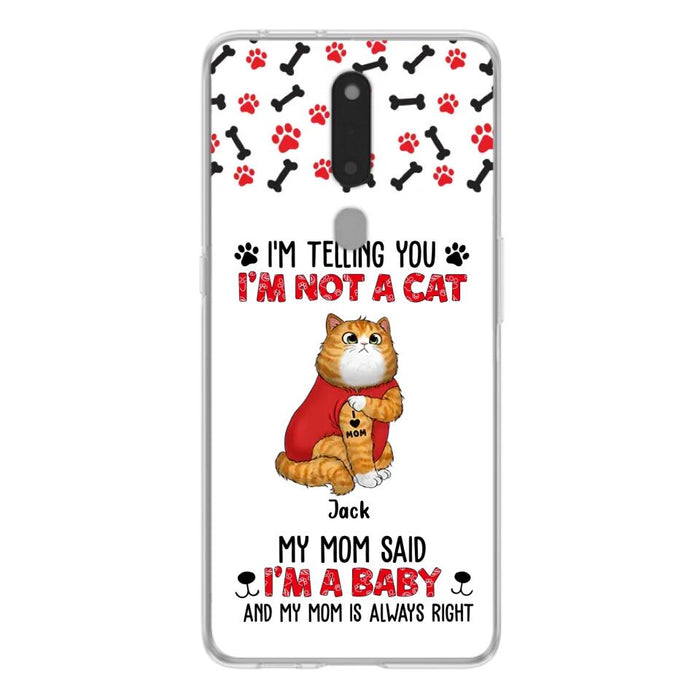 Personalized Dog/Cat Phone Case - Up to 4 Pets - Birthday, Loving Gift For Cat & Dog Lover, Pet Mom, Pet Dad - My Mom Said I'm A Baby - Case For Xiaomi/ Oppo/ Huawei