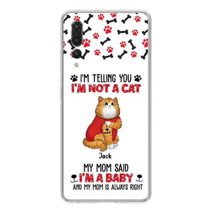 Personalized Dog/Cat Phone Case - Up to 4 Pets - Birthday, Loving Gift For Cat & Dog Lover, Pet Mom, Pet Dad - My Mom Said I'm A Baby - Case For Xiaomi/ Oppo/ Huawei