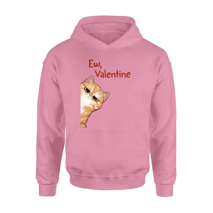 Personalized Valentine Dog/Cat T-shirt/Long Sleeve/Sweatshirt/Hoodie - Up to 4 Pets - Valentine's Day Gift For Cat & Dog Lover, Pet Owner - Ew, Valentine