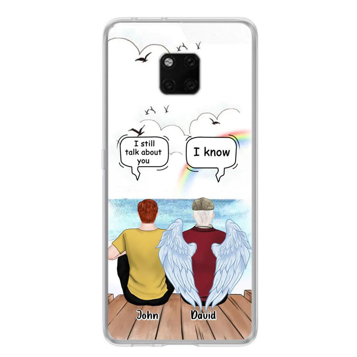 Custom Personalized Memorial Family Phone Case - Memorial Gift For Family Members - I Still Talk About You - Case For Xiaomi, Oppo And Huawei
