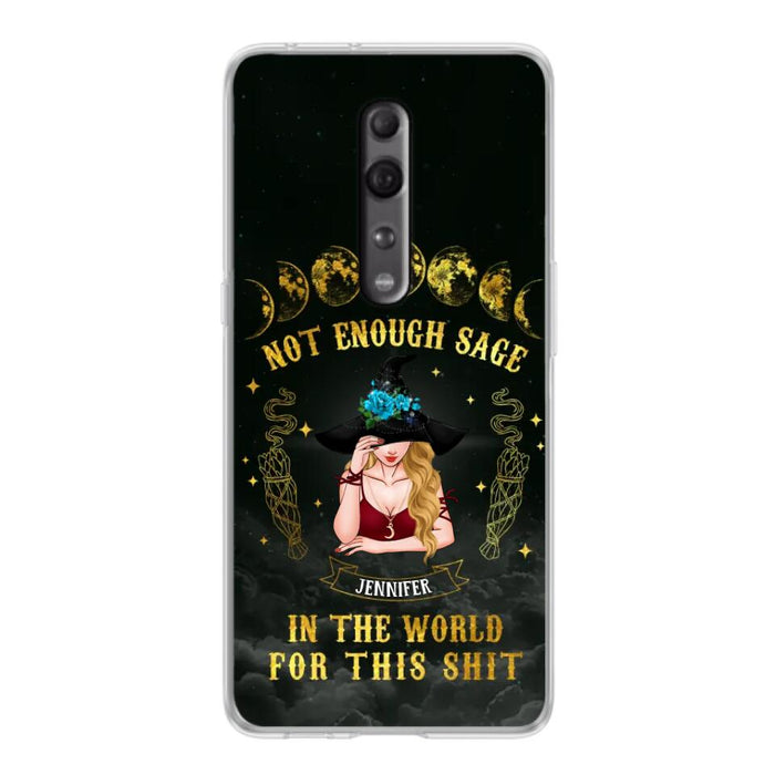 Custom Personalized Witch Phone Case - Gift For Halloween/Witch - Not Enough Sage In The World - Case for Xiaomi/Huawei/Oppo