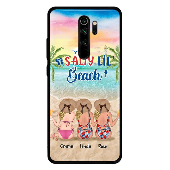 Personalized Beach Girls Phone Case - Up to 3 Girls - Gift Idea For Friends/Sisters - Salty Lil' Beach - Case For Xiaomi, Oppo And Huawei