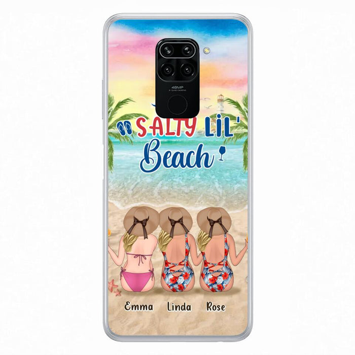 Personalized Beach Girls Phone Case - Up to 3 Girls - Gift Idea For Friends/Sisters - Salty Lil' Beach - Case For Xiaomi, Oppo And Huawei
