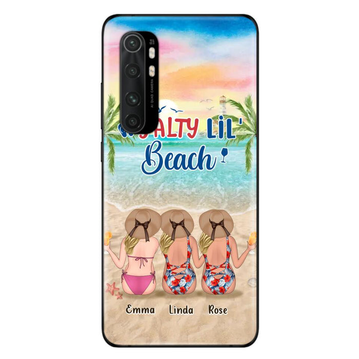 Personalized Beach Girls Phone Case - Up to 3 Girls - Gift Idea For Friends/Sisters - Salty Lil' Beach - Case For Xiaomi, Oppo And Huawei