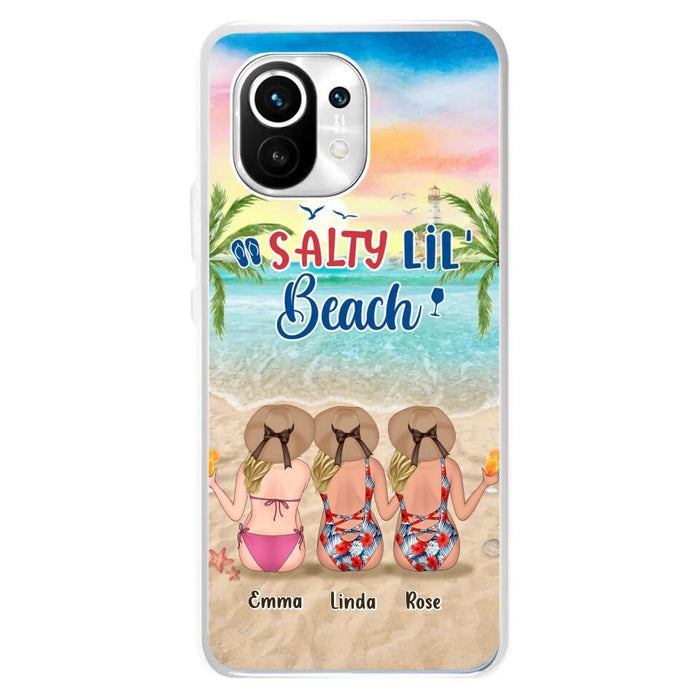 Personalized Beach Girls Phone Case - Up to 3 Girls - Gift Idea For Friends/Sisters - Salty Lil' Beach - Case For Xiaomi, Oppo And Huawei