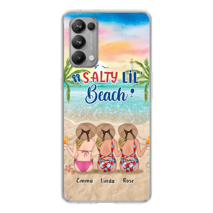 Personalized Beach Girls Phone Case - Up to 3 Girls - Gift Idea For Friends/Sisters - Salty Lil' Beach - Case For Xiaomi, Oppo And Huawei