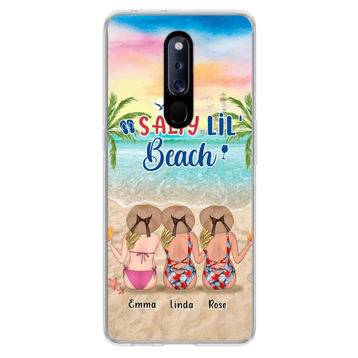 Personalized Beach Girls Phone Case - Up to 3 Girls - Gift Idea For Friends/Sisters - Salty Lil' Beach - Case For Xiaomi, Oppo And Huawei