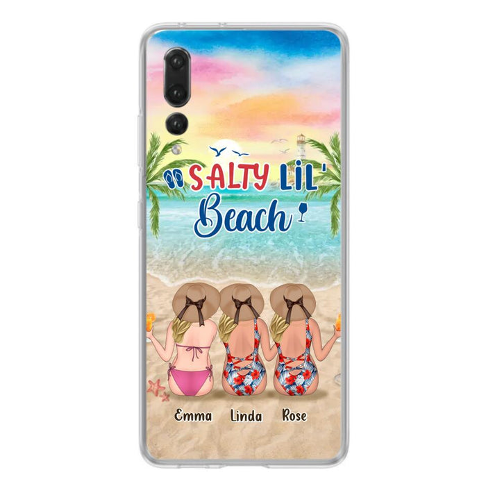 Personalized Beach Girls Phone Case - Up to 3 Girls - Gift Idea For Friends/Sisters - Salty Lil' Beach - Case For Xiaomi, Oppo And Huawei