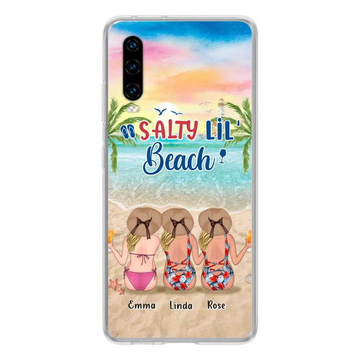 Personalized Beach Girls Phone Case - Up to 3 Girls - Gift Idea For Friends/Sisters - Salty Lil' Beach - Case For Xiaomi, Oppo And Huawei