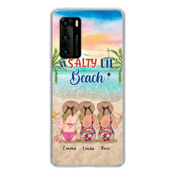 Personalized Beach Girls Phone Case - Up to 3 Girls - Gift Idea For Friends/Sisters - Salty Lil' Beach - Case For Xiaomi, Oppo And Huawei