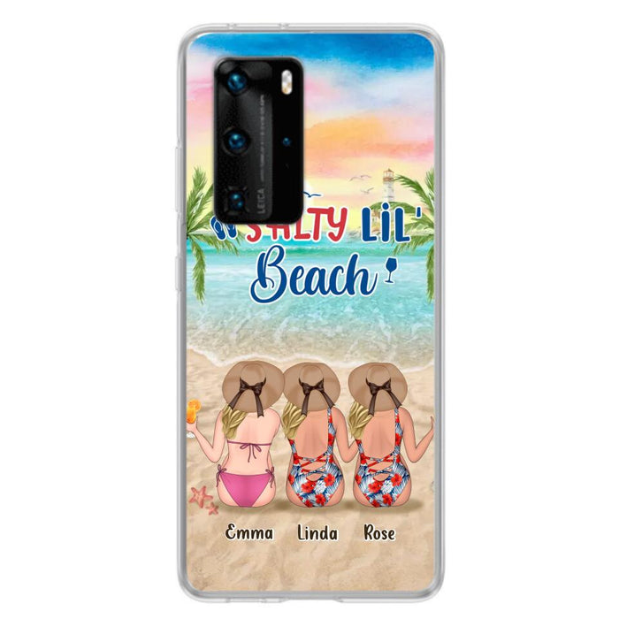 Personalized Beach Girls Phone Case - Up to 3 Girls - Gift Idea For Friends/Sisters - Salty Lil' Beach - Case For Xiaomi, Oppo And Huawei