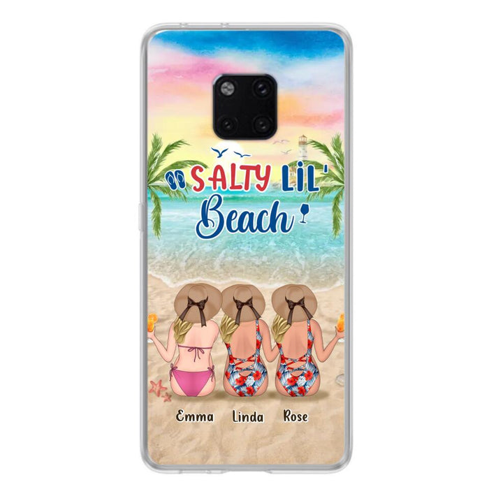 Personalized Beach Girls Phone Case - Up to 3 Girls - Gift Idea For Friends/Sisters - Salty Lil' Beach - Case For Xiaomi, Oppo And Huawei