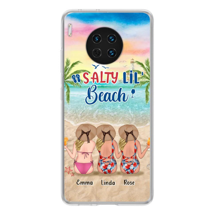 Personalized Beach Girls Phone Case - Up to 3 Girls - Gift Idea For Friends/Sisters - Salty Lil' Beach - Case For Xiaomi, Oppo And Huawei