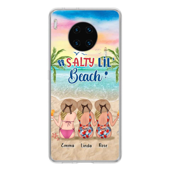 Personalized Beach Girls Phone Case - Up to 3 Girls - Gift Idea For Friends/Sisters - Salty Lil' Beach - Case For Xiaomi, Oppo And Huawei