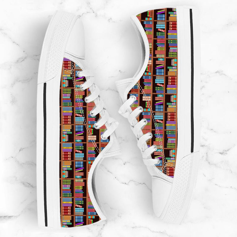 Book Men/Women Low Top Sneakers - Gift Idea For Book Lovers