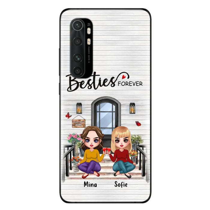 Personalized Besties Sisters Front Porch Phone Case - Up to 5 Women - Gift Idea For Friends/Besties/Sisters - Besties Forever - Case For Xiaomi/Oppo/Huawei