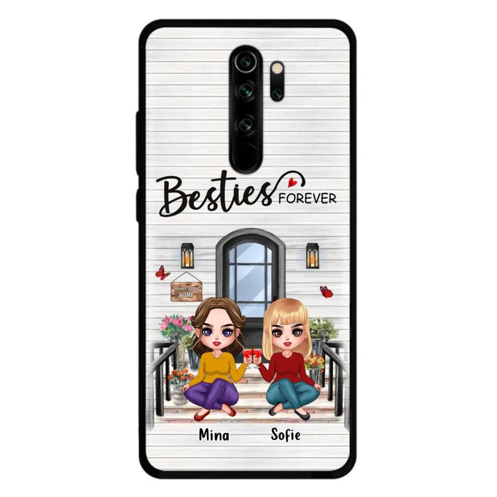 Personalized Besties Sisters Front Porch Phone Case - Up to 5 Women - Gift Idea For Friends/Besties/Sisters - Besties Forever - Case For Xiaomi/Oppo/Huawei