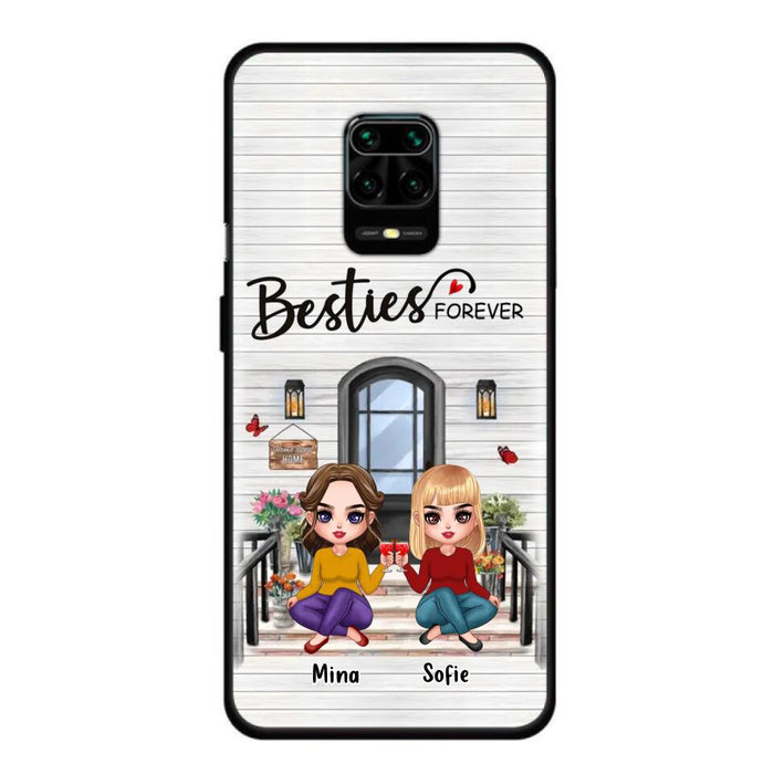 Personalized Besties Sisters Front Porch Phone Case - Up to 5 Women - Gift Idea For Friends/Besties/Sisters - Besties Forever - Case For Xiaomi/Oppo/Huawei