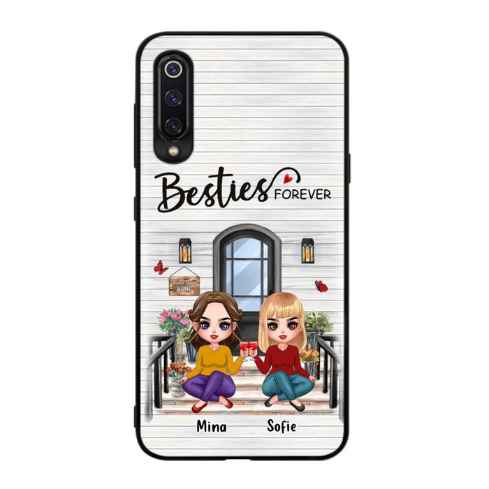 Personalized Besties Sisters Front Porch Phone Case - Up to 5 Women - Gift Idea For Friends/Besties/Sisters - Besties Forever - Case For Xiaomi/Oppo/Huawei