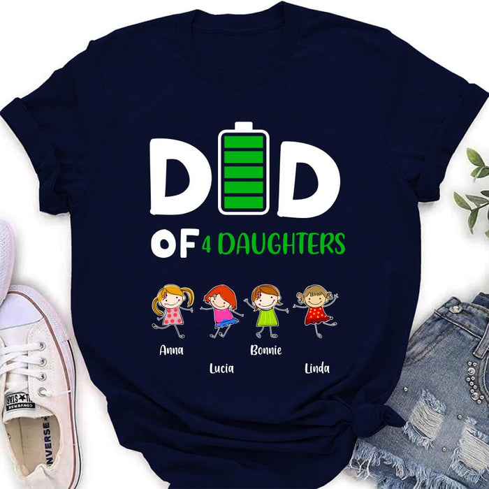 Personalized Family Shirt/Long Sleeve/Sweatshirt/Hoodie - Up to 4 Children - Gift Idea For Mother's Day