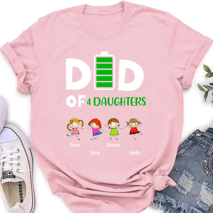 Personalized Family Shirt/Long Sleeve/Sweatshirt/Hoodie - Up to 4 Children - Gift Idea For Mother's Day