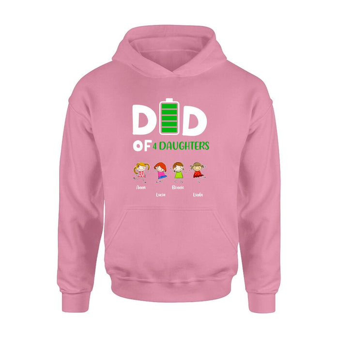 Personalized Family Shirt/Long Sleeve/Sweatshirt/Hoodie - Up to 4 Children - Gift Idea For Mother's Day