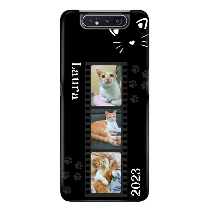 Custom Personalized Pet Photo Film iPhone/Samsung Phone Case - Gift for Cat Lovers/Birthday Gift
