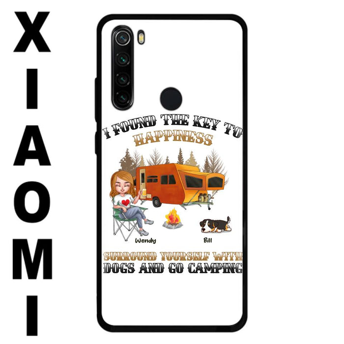 Personalized Dog Camping Queen Phone Case - Gift Idea For Camping Lovers/Friends/ Dog Mom - Up to 5 Dogs - Case For Xiaomi/Oppo/Huawei