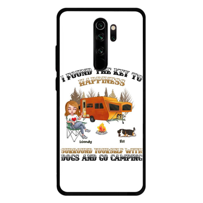 Personalized Dog Camping Queen Phone Case - Gift Idea For Camping Lovers/Friends/ Dog Mom - Up to 5 Dogs - Case For Xiaomi/Oppo/Huawei