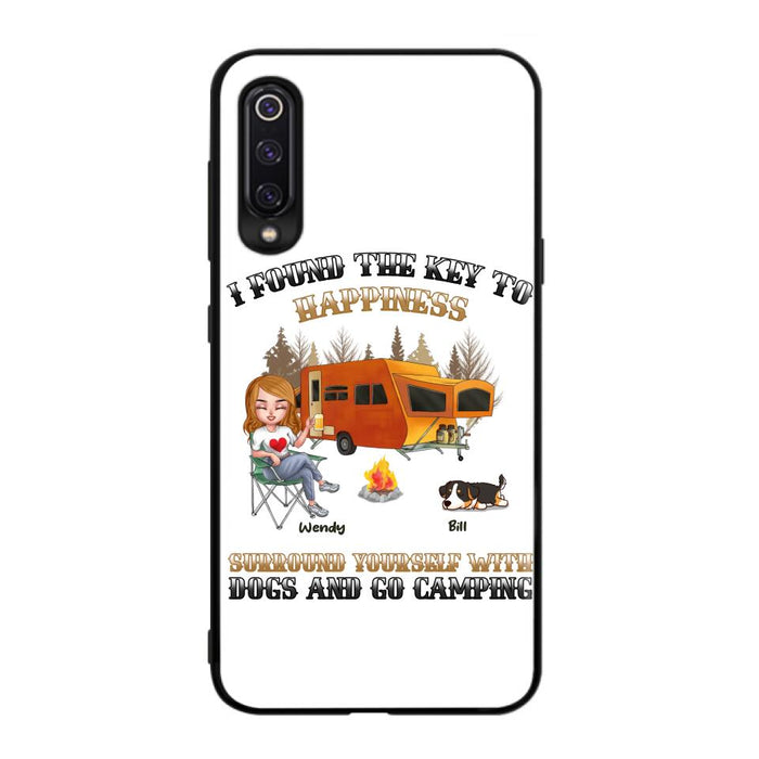Personalized Dog Camping Queen Phone Case - Gift Idea For Camping Lovers/Friends/ Dog Mom - Up to 5 Dogs - Case For Xiaomi/Oppo/Huawei