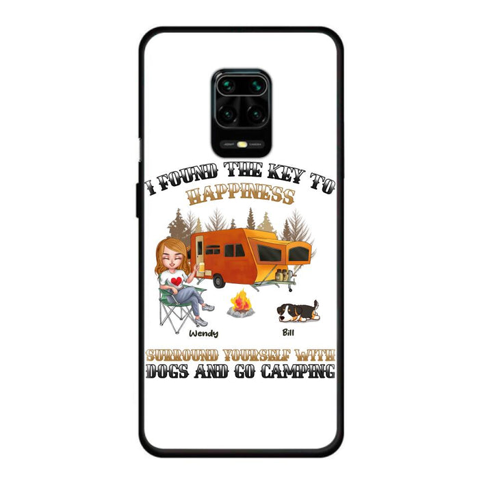 Personalized Dog Camping Queen Phone Case - Gift Idea For Camping Lovers/Friends/ Dog Mom - Up to 5 Dogs - Case For Xiaomi/Oppo/Huawei