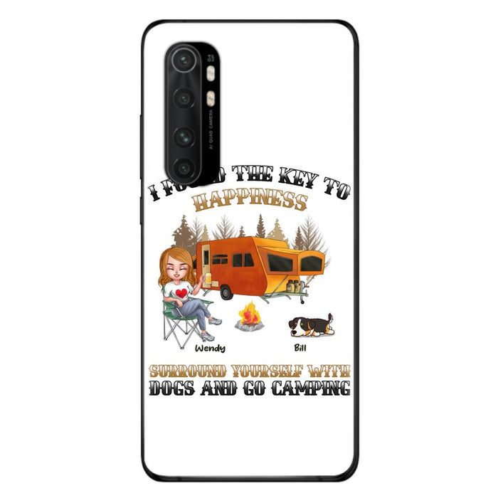 Personalized Dog Camping Queen Phone Case - Gift Idea For Camping Lovers/Friends/ Dog Mom - Up to 5 Dogs - Case For Xiaomi/Oppo/Huawei