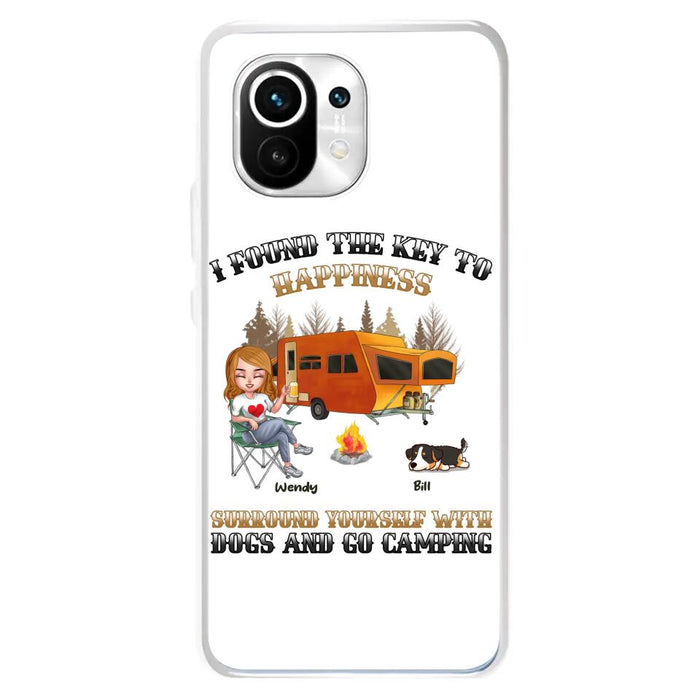 Personalized Dog Camping Queen Phone Case - Gift Idea For Camping Lovers/Friends/ Dog Mom - Up to 5 Dogs - Case For Xiaomi/Oppo/Huawei