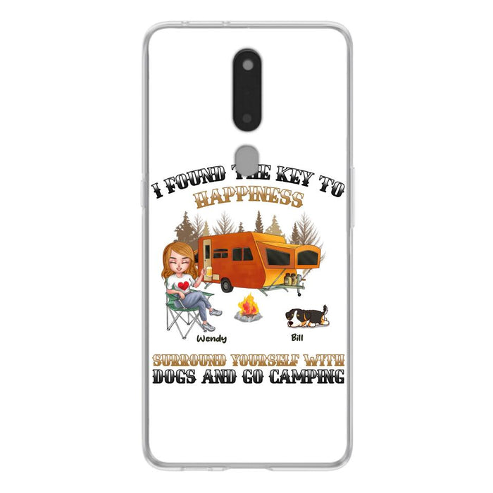 Personalized Dog Camping Queen Phone Case - Gift Idea For Camping Lovers/Friends/ Dog Mom - Up to 5 Dogs - Case For Xiaomi/Oppo/Huawei
