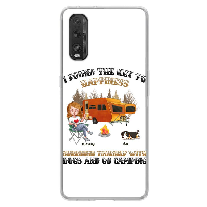 Personalized Dog Camping Queen Phone Case - Gift Idea For Camping Lovers/Friends/ Dog Mom - Up to 5 Dogs - Case For Xiaomi/Oppo/Huawei