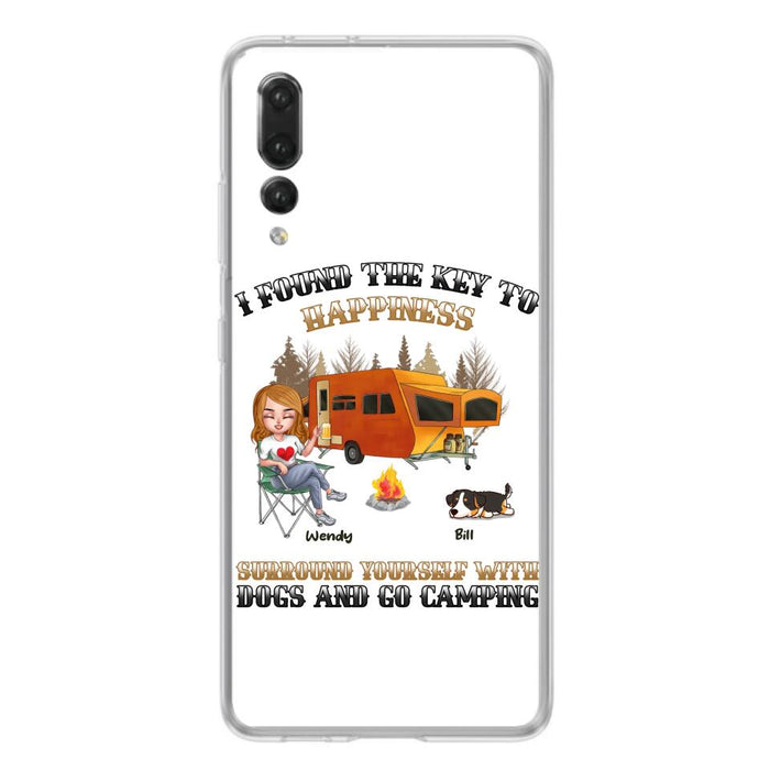Personalized Dog Camping Queen Phone Case - Gift Idea For Camping Lovers/Friends/ Dog Mom - Up to 5 Dogs - Case For Xiaomi/Oppo/Huawei