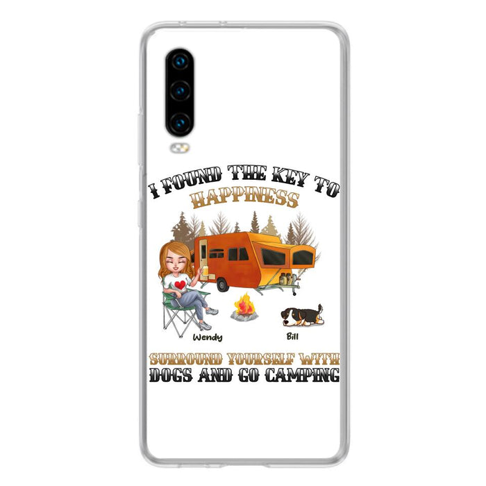 Personalized Dog Camping Queen Phone Case - Gift Idea For Camping Lovers/Friends/ Dog Mom - Up to 5 Dogs - Case For Xiaomi/Oppo/Huawei