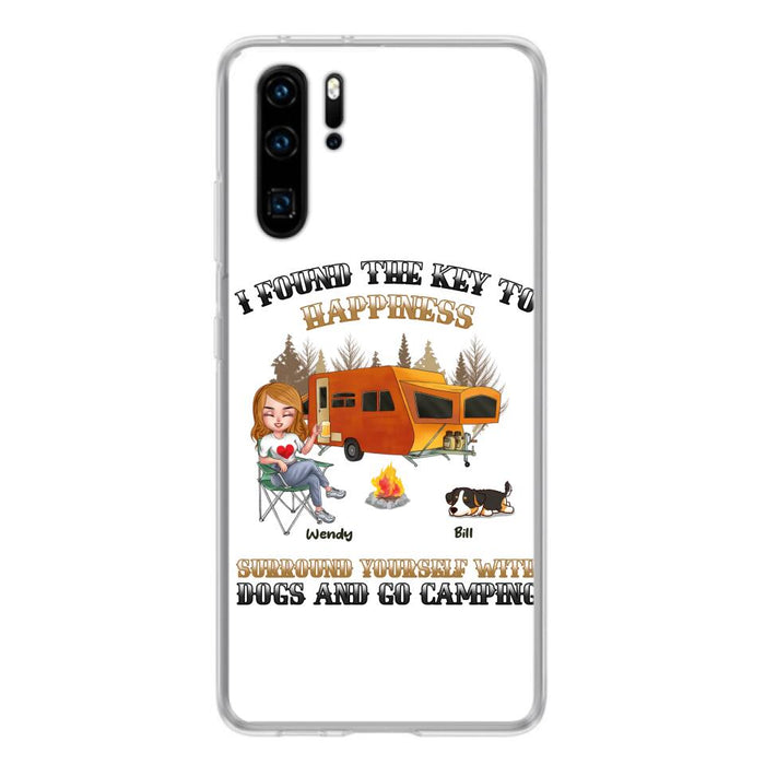 Personalized Dog Camping Queen Phone Case - Gift Idea For Camping Lovers/Friends/ Dog Mom - Up to 5 Dogs - Case For Xiaomi/Oppo/Huawei