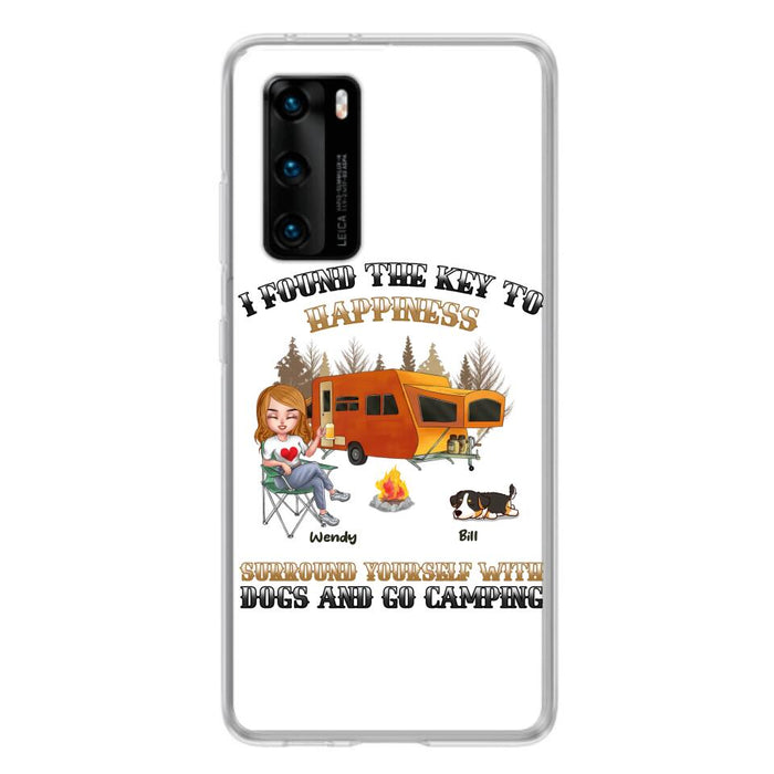 Personalized Dog Camping Queen Phone Case - Gift Idea For Camping Lovers/Friends/ Dog Mom - Up to 5 Dogs - Case For Xiaomi/Oppo/Huawei